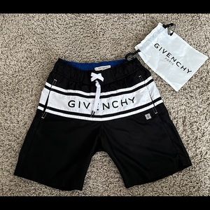 Excellent! Boys size 10 GIVENCHY swim trunks! Super cute!